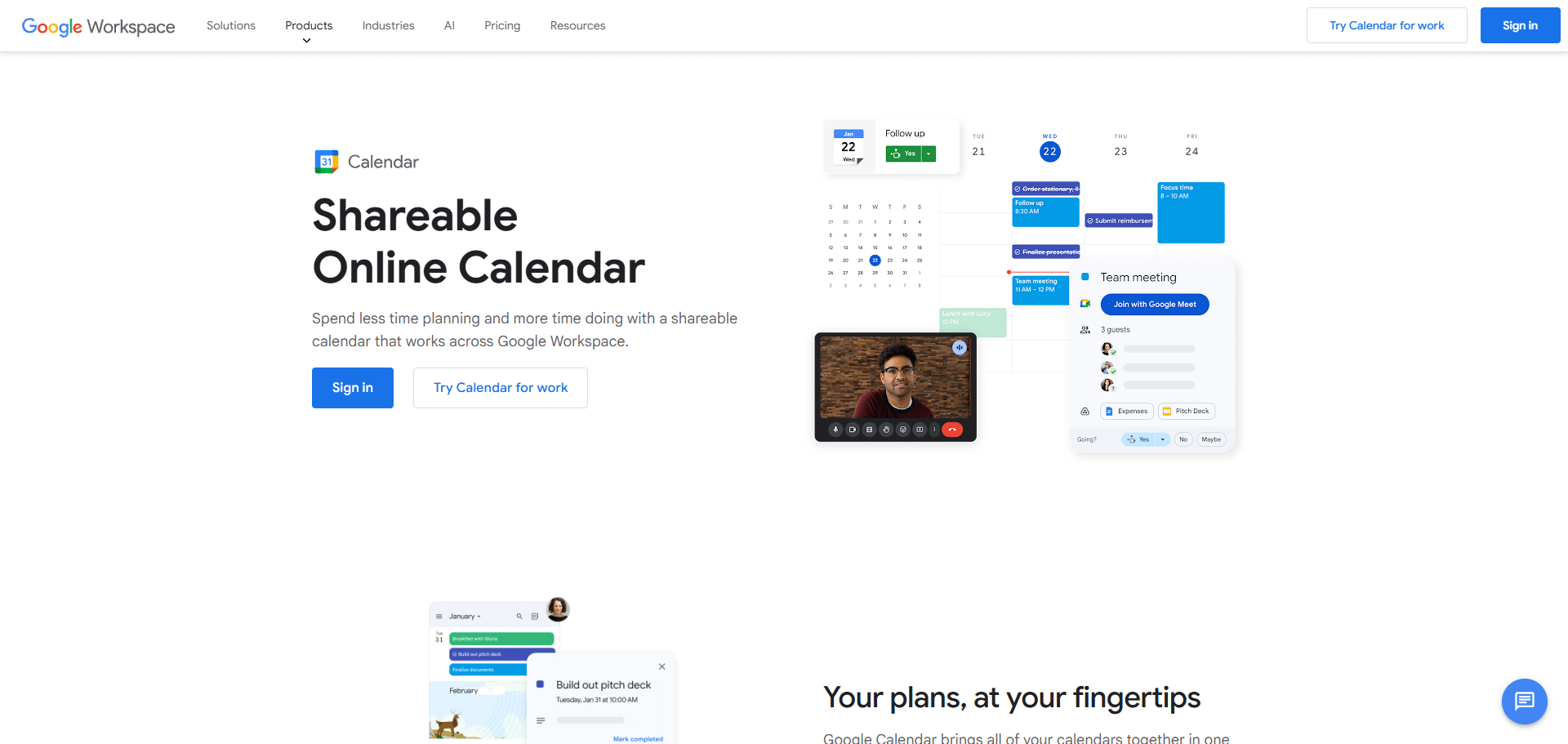 google calendar, time tracking