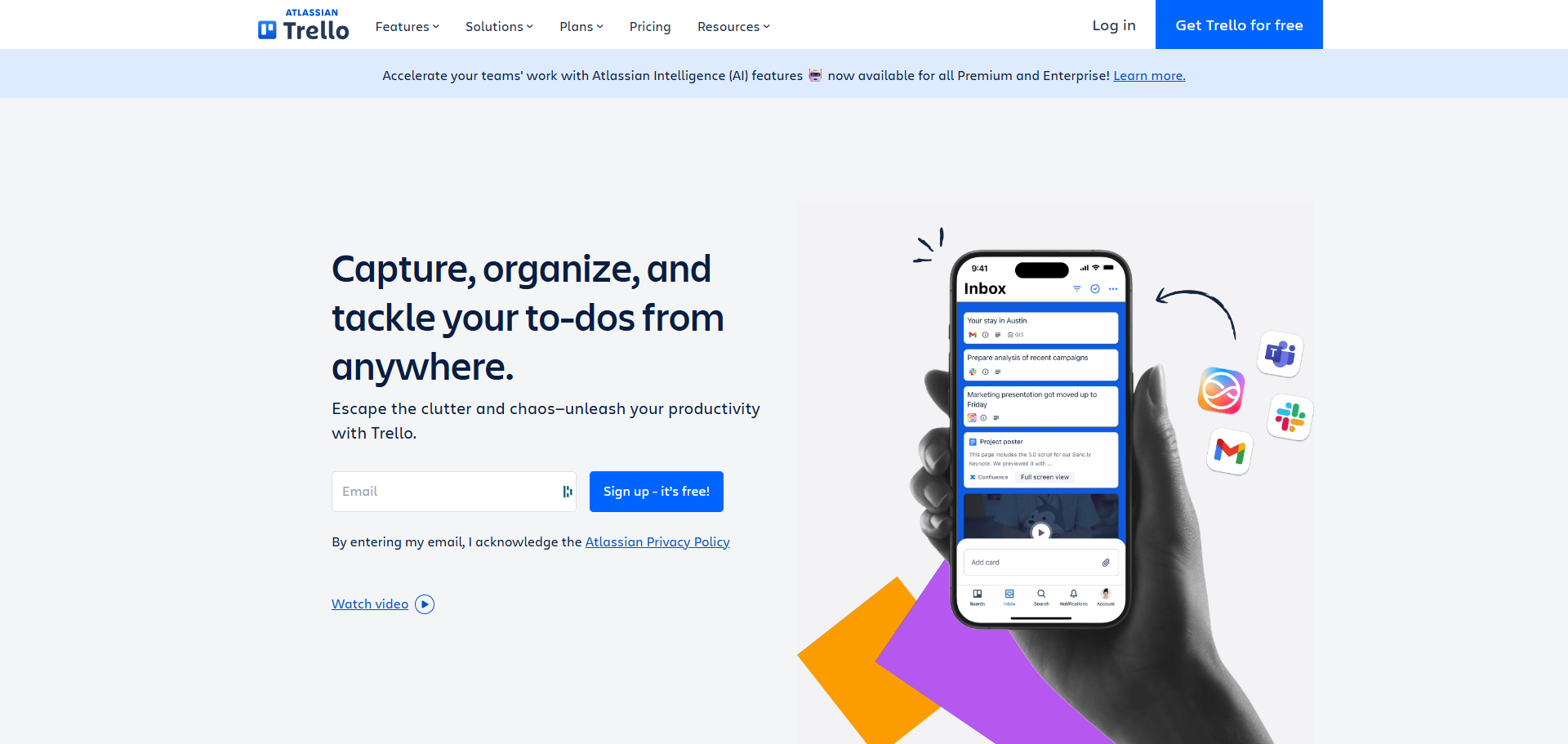 trello, project management software